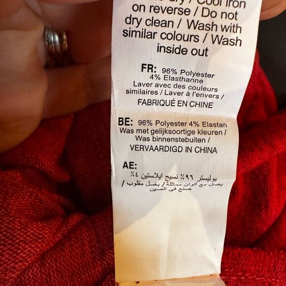 NWT NEW LOOK Curves Bella Red fine knit top size 20 - Picture 8 of 8